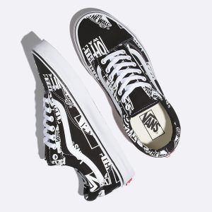 Vans Bayan Spor Ayakkabı Logo Mix Old Skool Siyah Beyaz | 31966-350